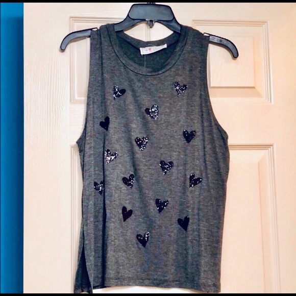 U Closet Tops Vday Saleu Love Closet Los Angeles Heart Tank